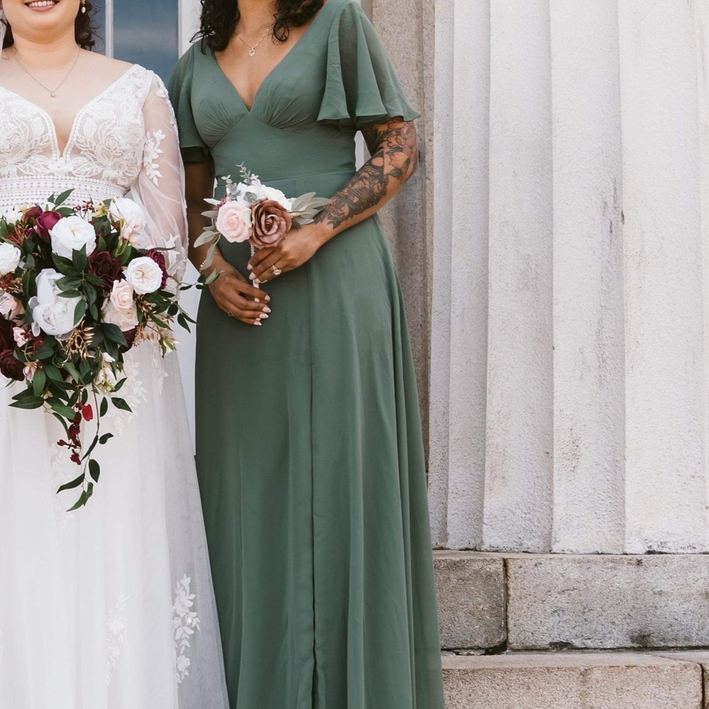 AZAZIE EUCALYPTUS KIMBER BRIDESMAID DRESS
